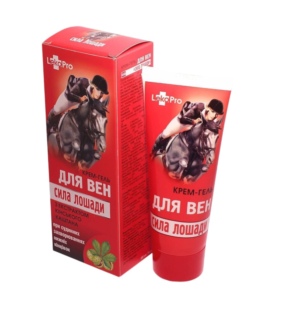 LEKOPRO Końska siła krem-żel ulga dla żył 75ml