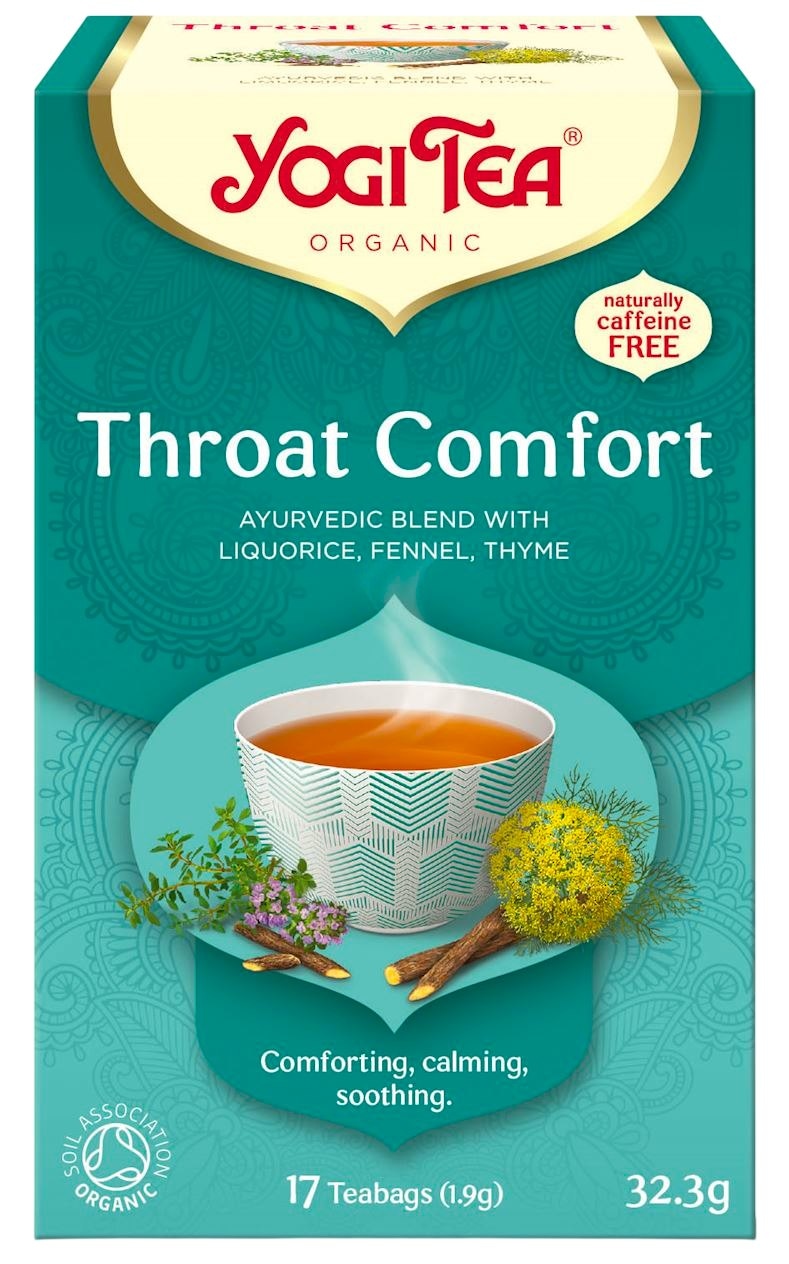 YOGI TEA Herbatka Throat Comfort - na gardło BIO 17*1,9g