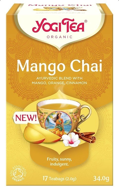 YOGI TEA Herbatka Mango Chai BIO 17*2g