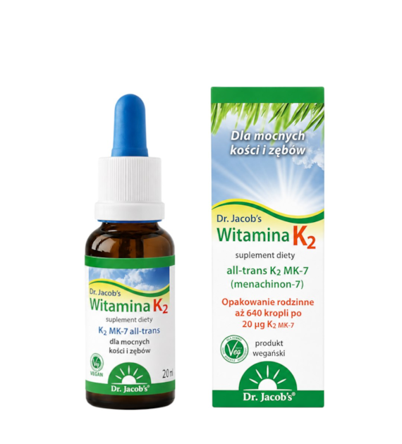 DR. JACOB'S Witamina K2 w kroplach 20ml