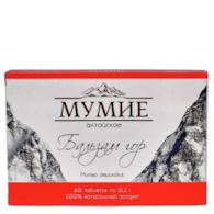 Balsam Gór mumio oczyszczone shilajit ałtajskie 200mg x 60 tabletek
