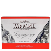 Balsam Gór mumio oczyszczone shilajit ałtajskie 200mg x 60 tabletek