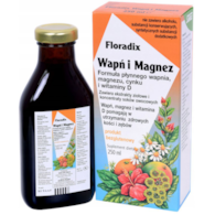 FLORADIX Wapń i Magnez płynna formuła 250ml