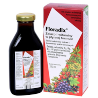 FLORADIX Żelazo i witaminy w płynnej formule 250ml