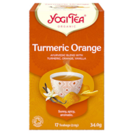 YOGI TEA Herbatka Turmeric Orange - kurkumowo-imbirowa BIO 17*2g