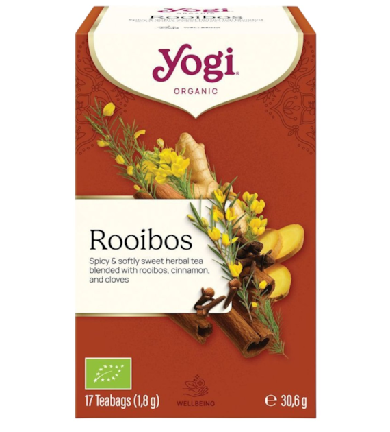 YOGI Herbatka Rooibos z cynamonem i goździkami BIO 17*1,8g