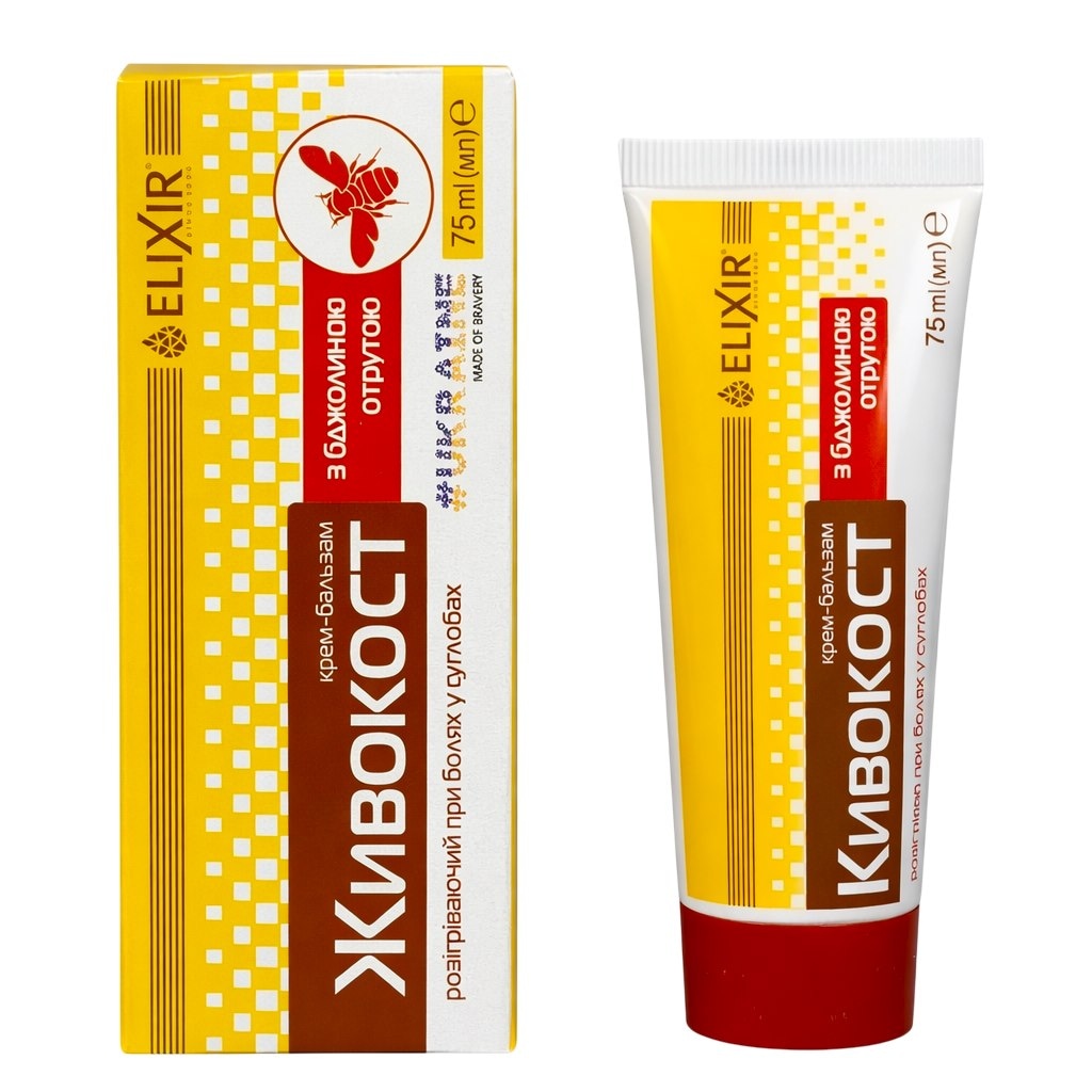ELIXIR Krem-balsam żywokost z jadem pszczelim 75ml