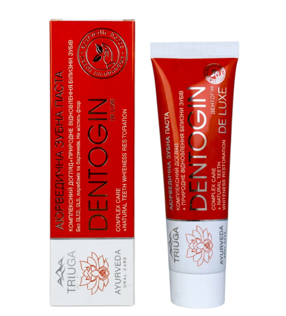 TRIUGA Pasta do zębów ajurwedyjska wybielanie bez fluoru 100g