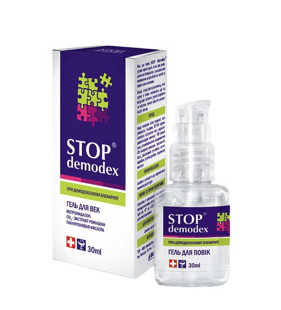 STOP DEMODEX Żel do powiek 30ml GOLDEN PHARM