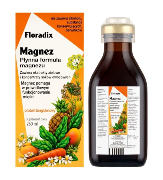 FLORADIX Magnez płynna formuła magnezu 250ml
