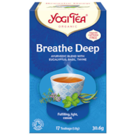YOGI TEA Herbatka Breathe Deep - głęboki oddech BIO 17*1,8g