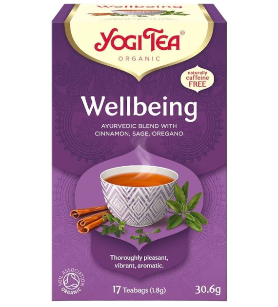 YOGI TEA Herbatka Wellbeing - na dobre samopoczucie BIO 17*1,8g