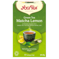 YOGI TEA Herbata Green Tea Matcha Lemon - zielona z matchą i cytryną BIO 17*1,8g