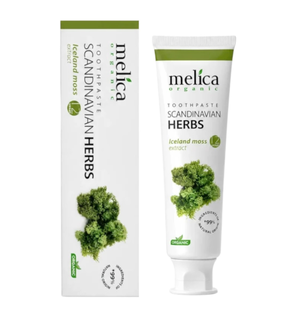 MELICA Pasta do zębów skandynawskie zioła bez fluoru 100ml
