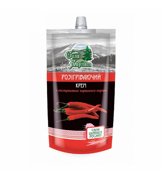 SIŁA KARPAT Krem do ciała rozgrzewający z papryczką 100ml