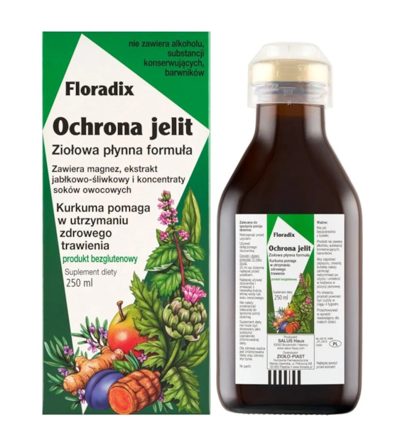 FLORADIX Ochrona Jelit ziołowa płynna formuła 250ml