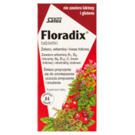 FLORADIX Tabletki żelazo, witaminy, kwas foliowy 84 tabl.