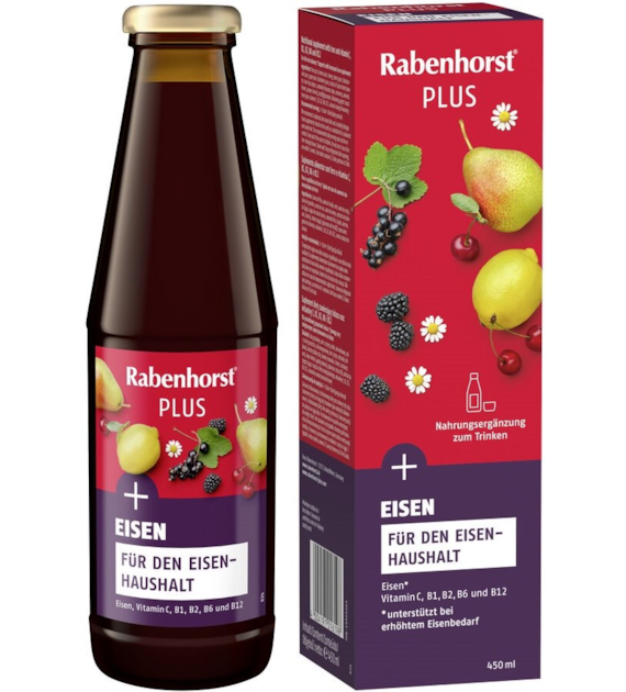 RABENHORST Bogactwo żelaza PLUS 450ml