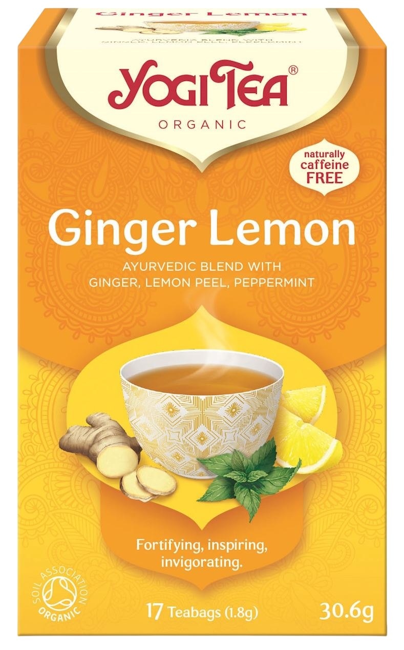 YOGI TEA Herbatka Ginger Lemon - imbirowo-cytrynowa BIO 17*1,8g