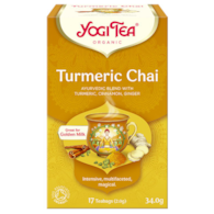 YOGI TEA Herbatka Turmeric Chai z kurkumą BIO 17*2g
