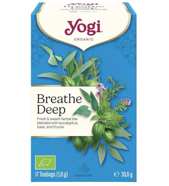 YOGI Herbatka Breathe Deep - głęboki oddech BIO 17*1,8g