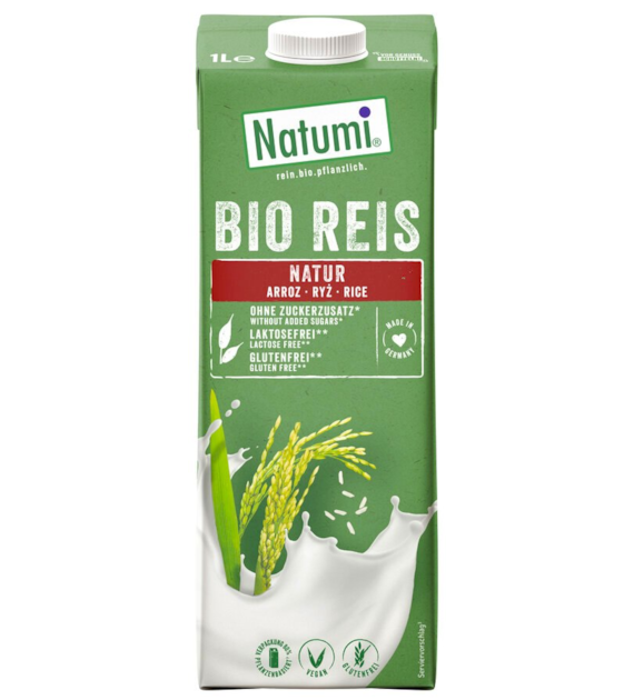 NATUMI Napój ryżowy bezglutenowy BIO 1L