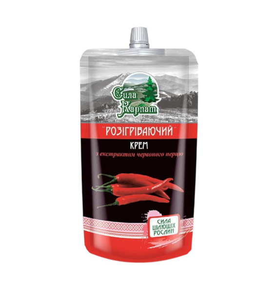 SIŁA KARPAT Krem do ciała rozgrzewający z papryczką 100ml