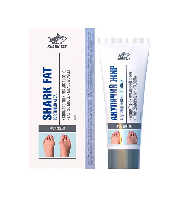 GOLDEN PHARM Tłuszcz rekina krem na haluksy z liściem laurowym 75ml