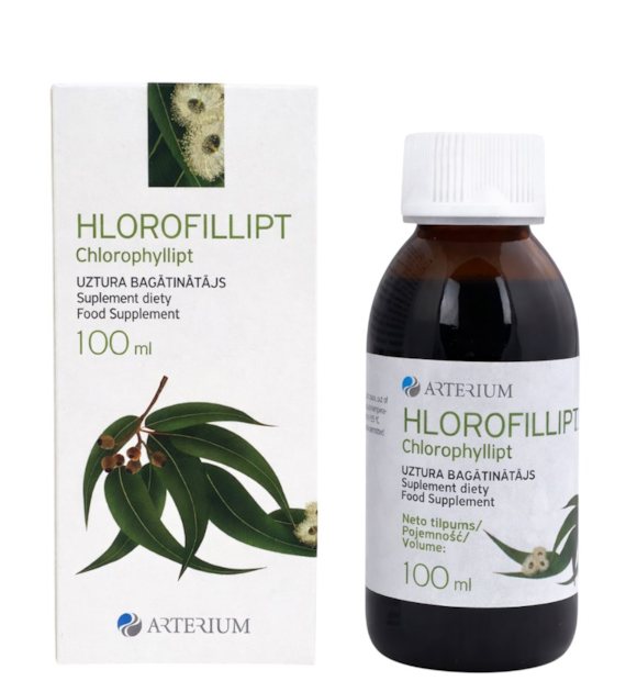 Chlorofillipt ekstrakt z eukaliptusa płyn 100ml ARTERIUM