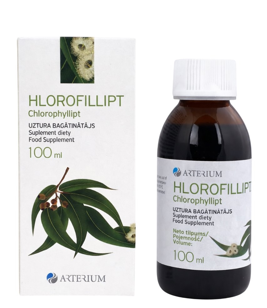 Chlorofillipt ekstrakt z eukaliptusa płyn 100ml ARTERIUM