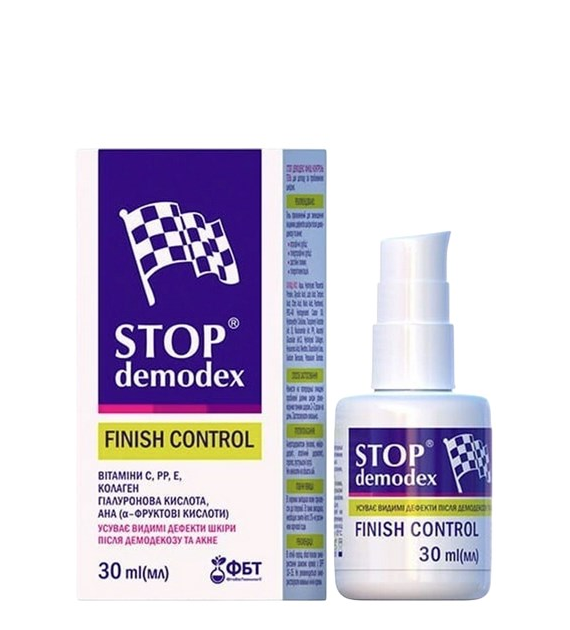 STOP DEMODEX Żel do twarzy Finish Control 30ml GOLDEN PHARM