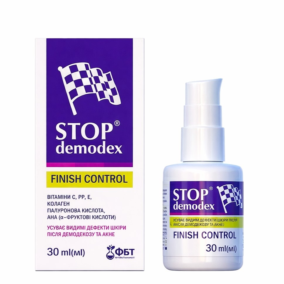 STOP DEMODEX Żel do twarzy Finish Control 30ml GOLDEN PHARM