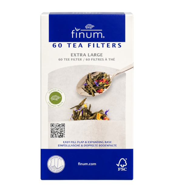 FINUM Filtry do herbaty Extra Large 60 szt.