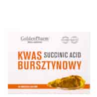 GOLDEN PHARM Kwas bursztynowy 50 tabletek