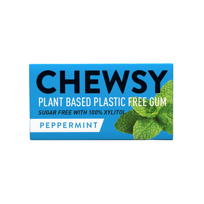 CHEWSY Gumy do żucia o smaku mięty pieprzowej z ksylitolem 15g (10 gum)
