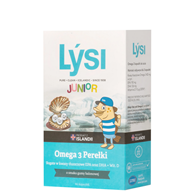LYSI Junior Omega 3 perełki o smaku gumy balonowej 60 kapsułek