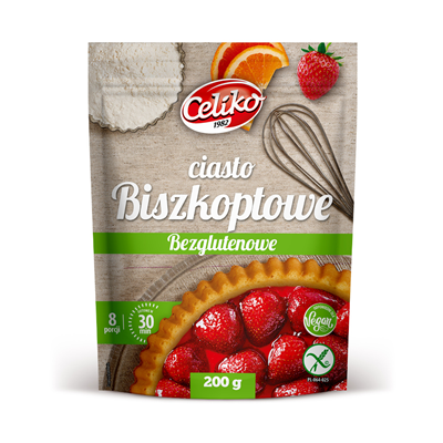 Ciasto biszkoptowe mieszanka bezglutenowa 200g CELIKO