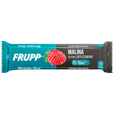 Baton liofilizowany FRUPP malina bezglutenowy 10g CELIKO