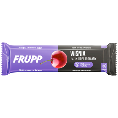 Baton liofilizowany FRUPP wiśnia bezglutenowy 10g CELIKO