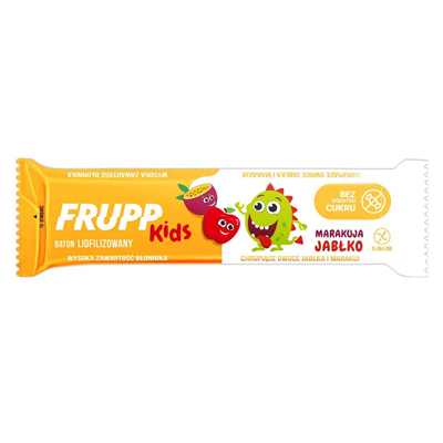 Baton liofilizowany FRUPP Kids jabłko - marakuja bezglutenowy 9g CELIKO