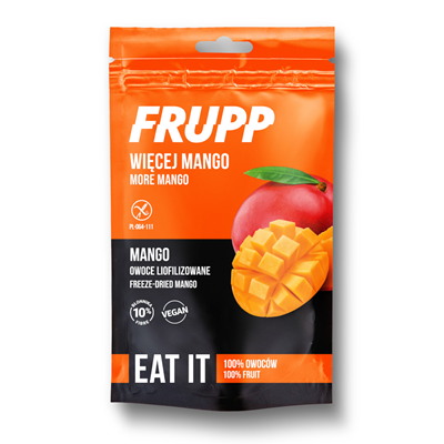 Owoce liofilizowane FRUPP mango bezglutenowe 15g CELIKO