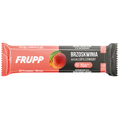 Baton liofilizowany FRUPP brzoskwinia bezglutenowy 10g CELIKO