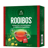 ROOIBOS herbatka z czerwonokrzewu 60*1,5g ASTRA