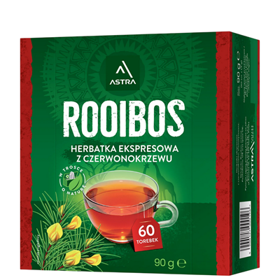 ROOIBOS herbatka z czerwonokrzewu 60*1,5g ASTRA