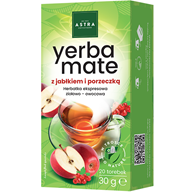 YERBA MATE z jabłkiem i porzeczką herbatka 20*1,5g ASTRA