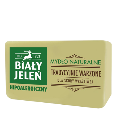 BIAŁY JELEŃ Mydło kostka naturalne 150g