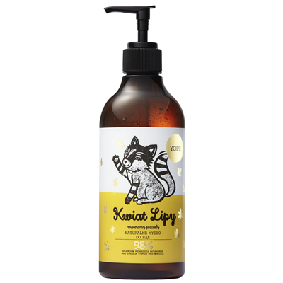 YOPE Mydło w płynie Kwiat Lipy 500ml (formuła TGA)