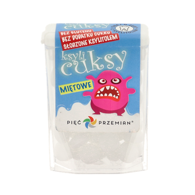 PIĘĆ PRZEMIAN Cuksy miętowe z ksylitolem 13g