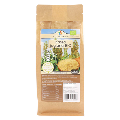 PIĘC PRZEMIAN Kasza jaglana BIO bezglutenowa 500g