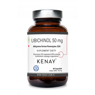 KENAY Ubichinol 50mg, 60kaps. - aktywny Koenzym Q10